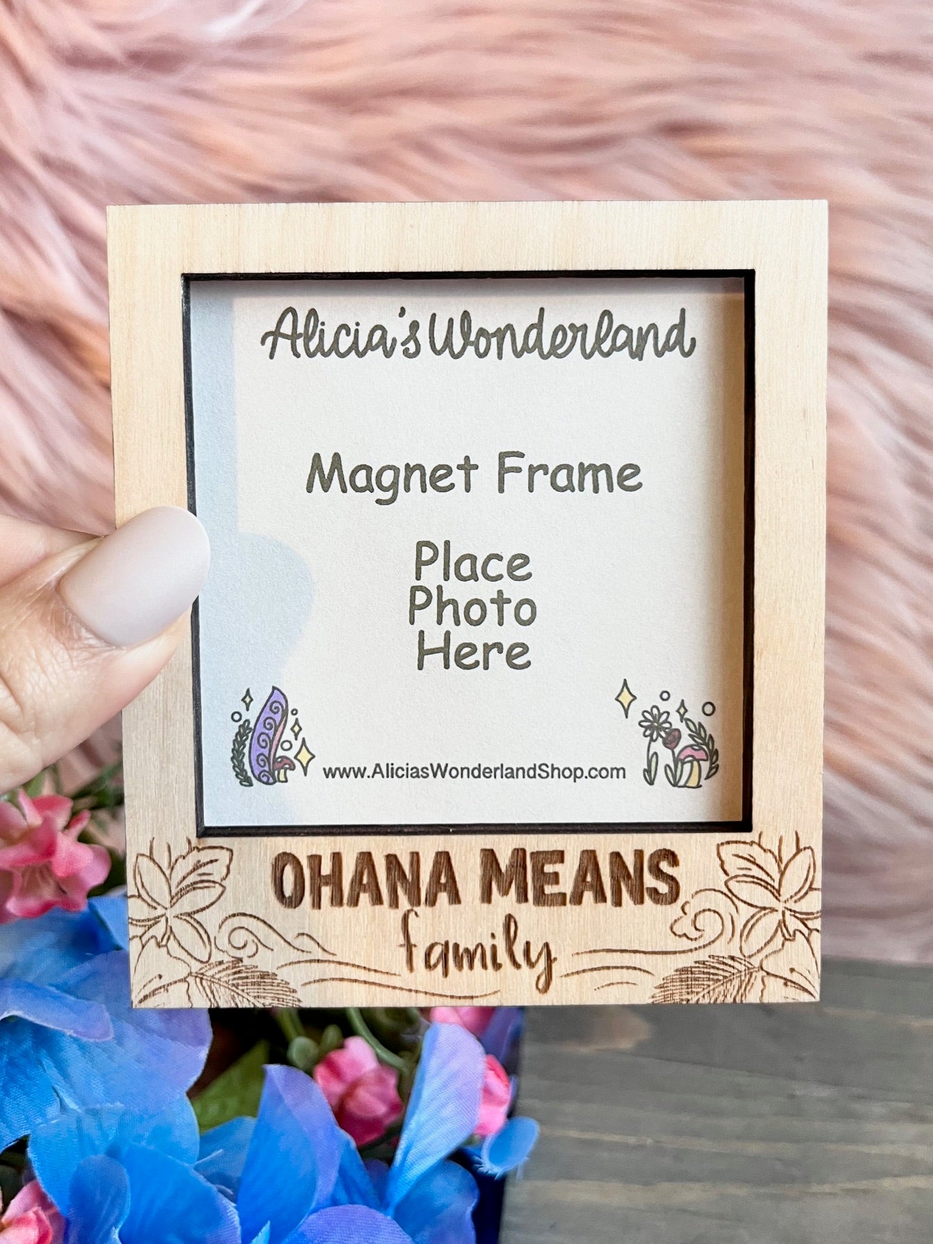 Ohana Magnet Wood Frame