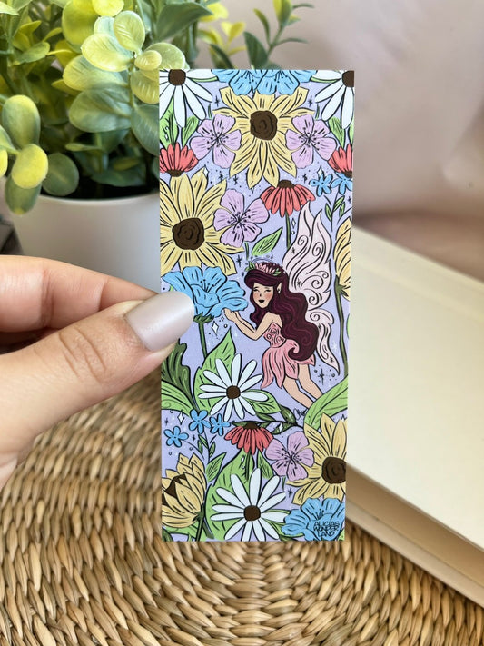 Flower Realm Fairy Bookmark