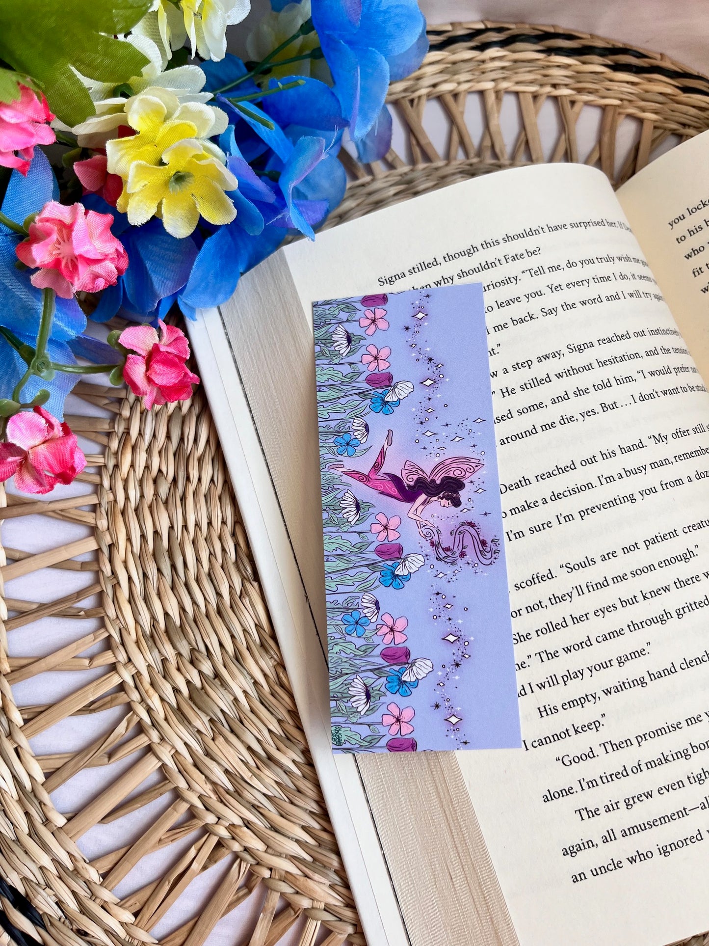 Whispering Wind Fairy Bookmark