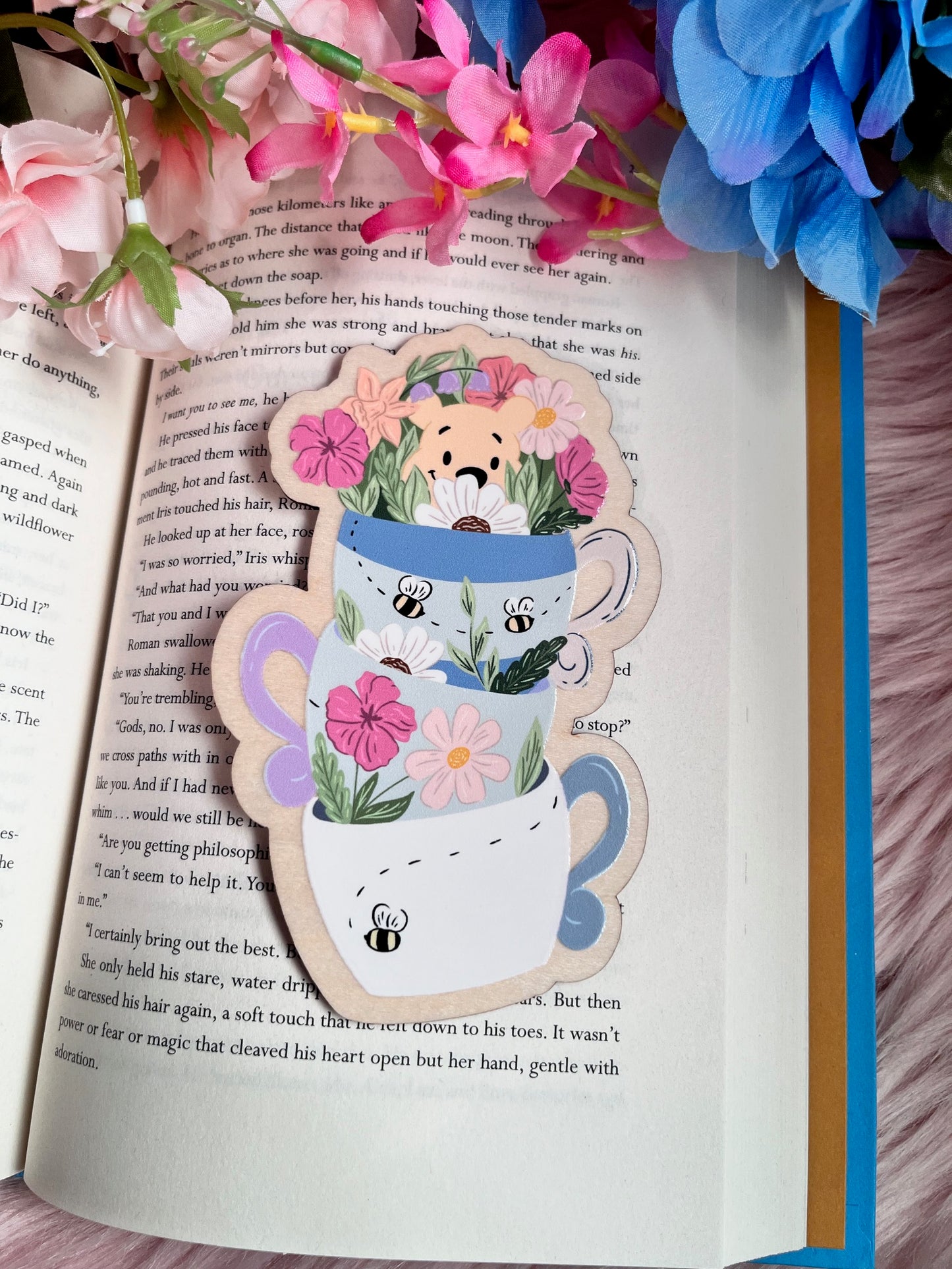 Hunny Bear Wood Bookmark