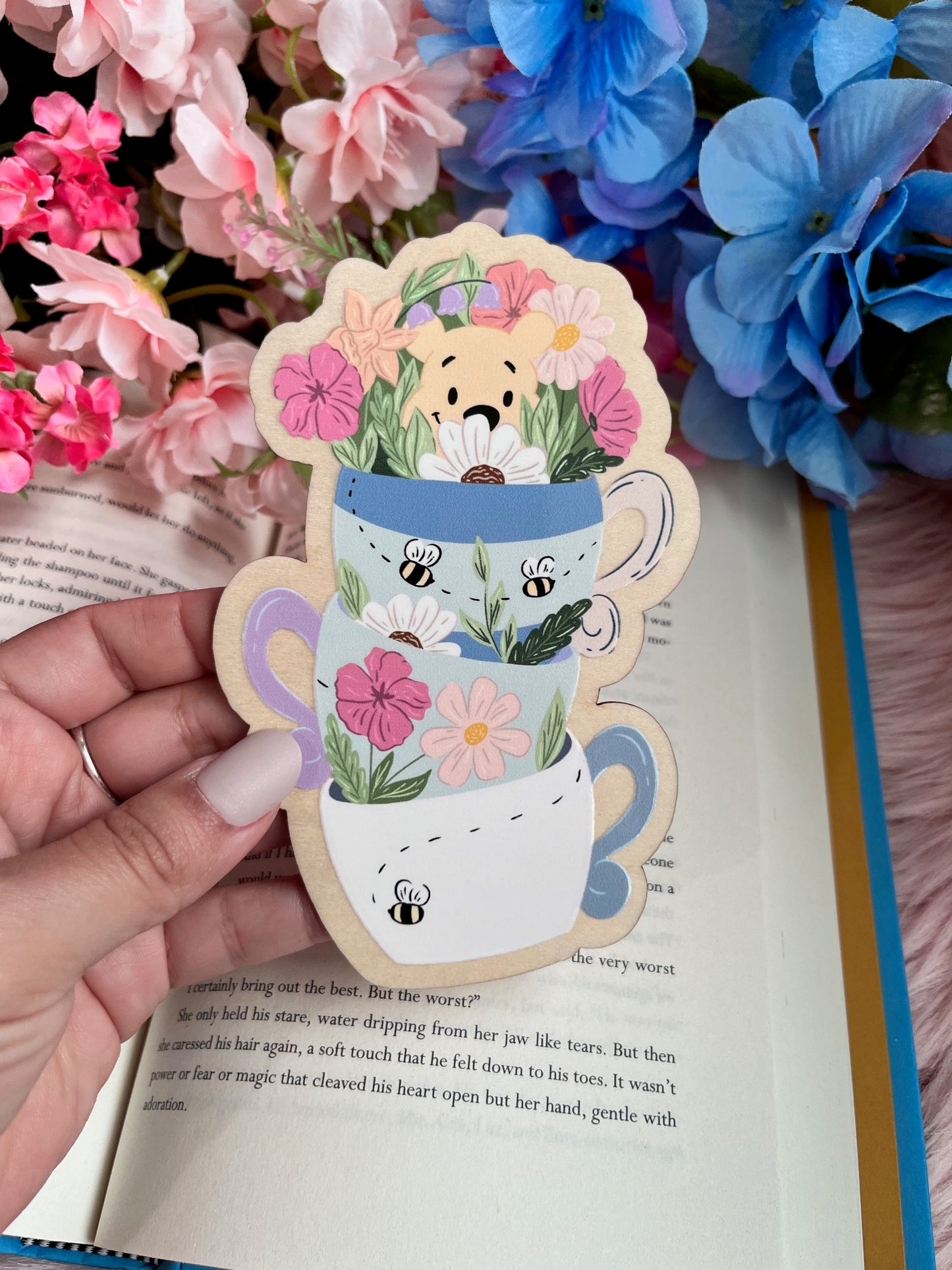 Hunny Bear Wood Bookmark