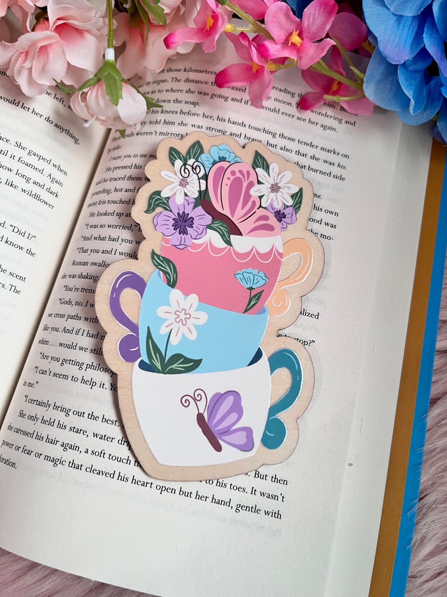 Butterfly Wood Bookmark