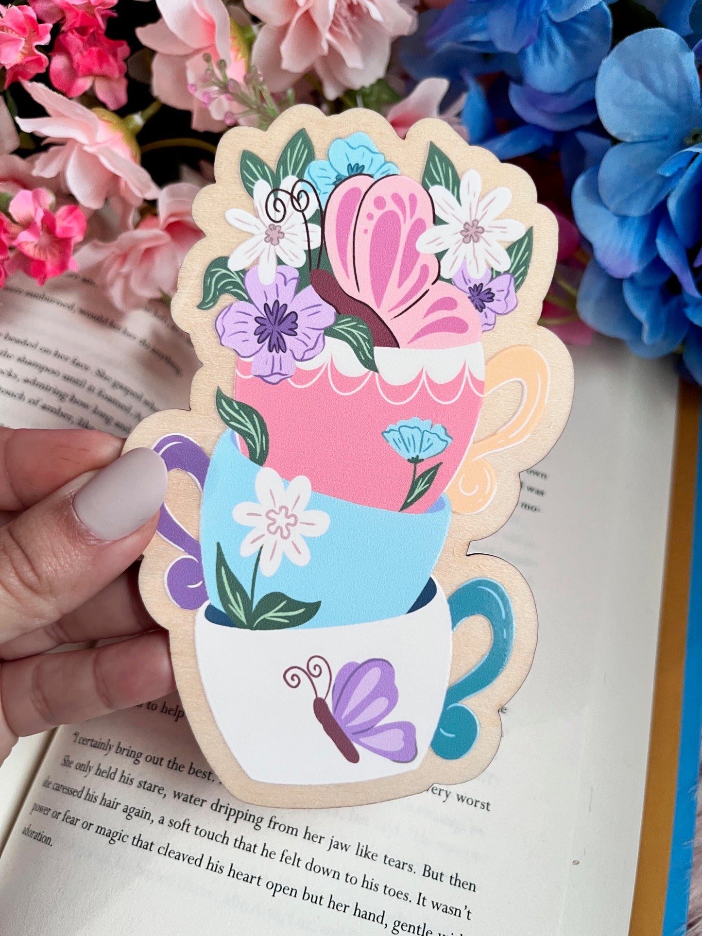 Butterfly Wood Bookmark