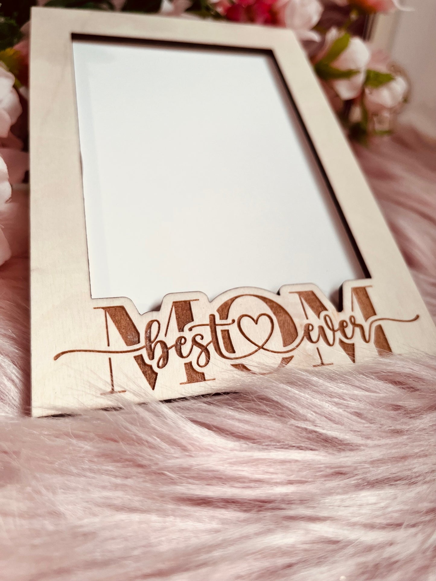 Best Mom Frame Greeting Card