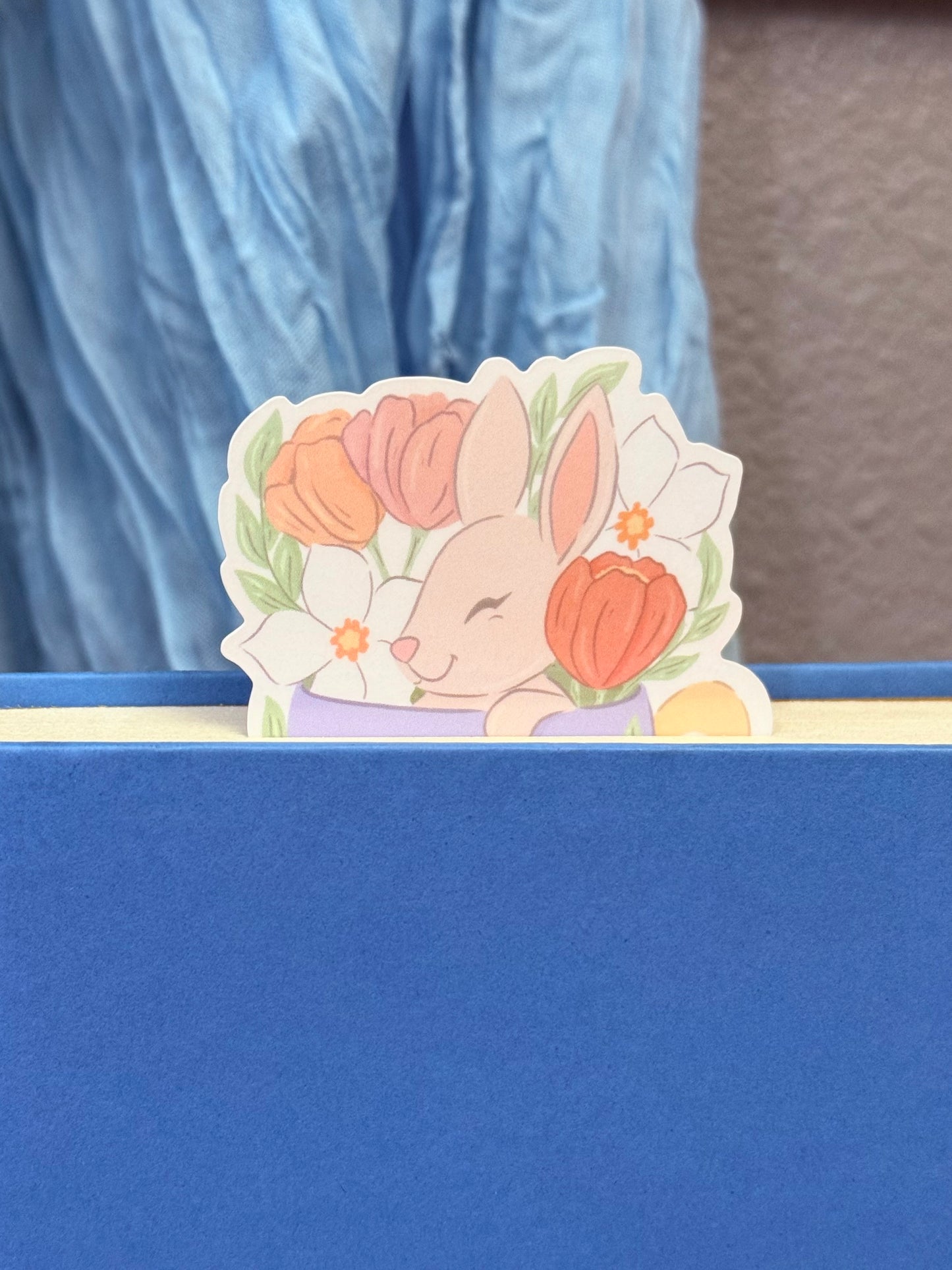 Meadow Bunny Teacup Bookmark | Teacup Buddies