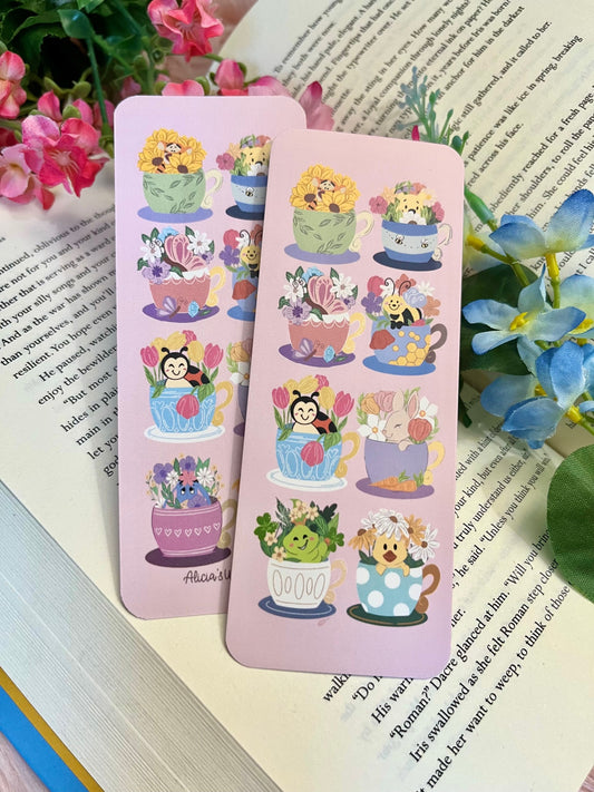 Tea Cup Cuties Bookmark