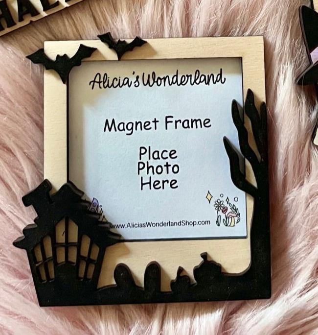 Spooky Magnet Picture Frame