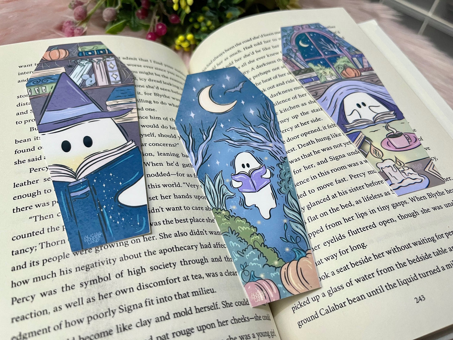 Spooky Ghost Bookmark