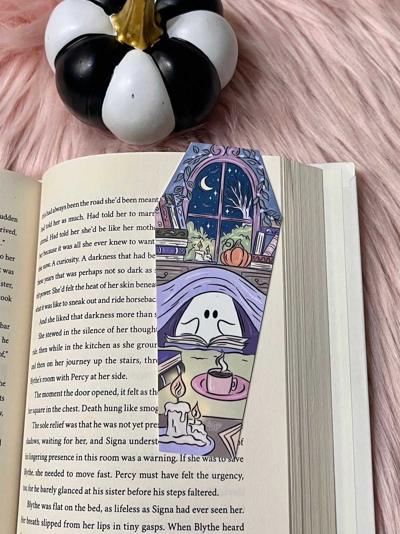 Spooky Ghost Bookmark