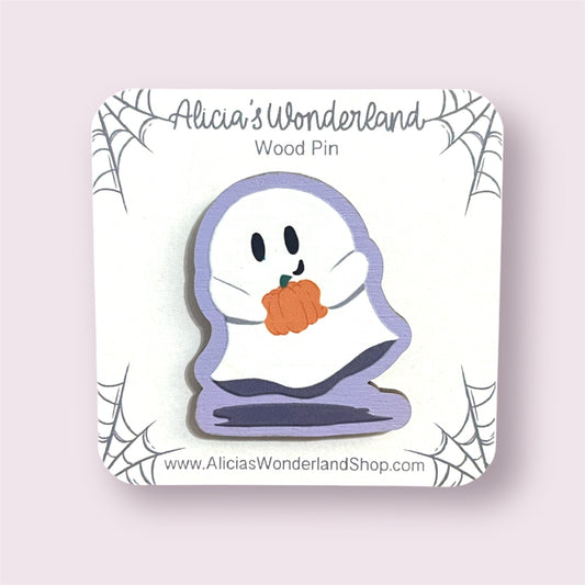 Spooky Ghost Pin