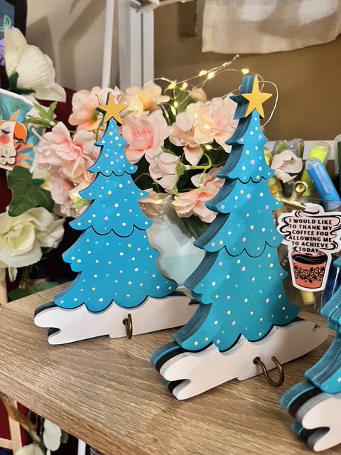 Jolly Christmas Tree Key Holder