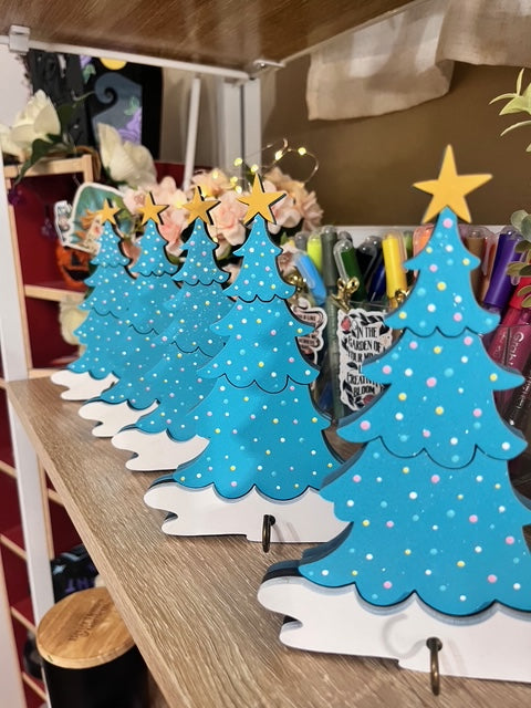 Jolly Christmas Tree Key Holder