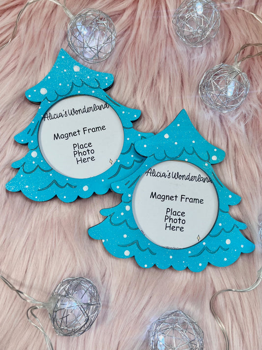 Christmas Tree Magnet Picture Frame