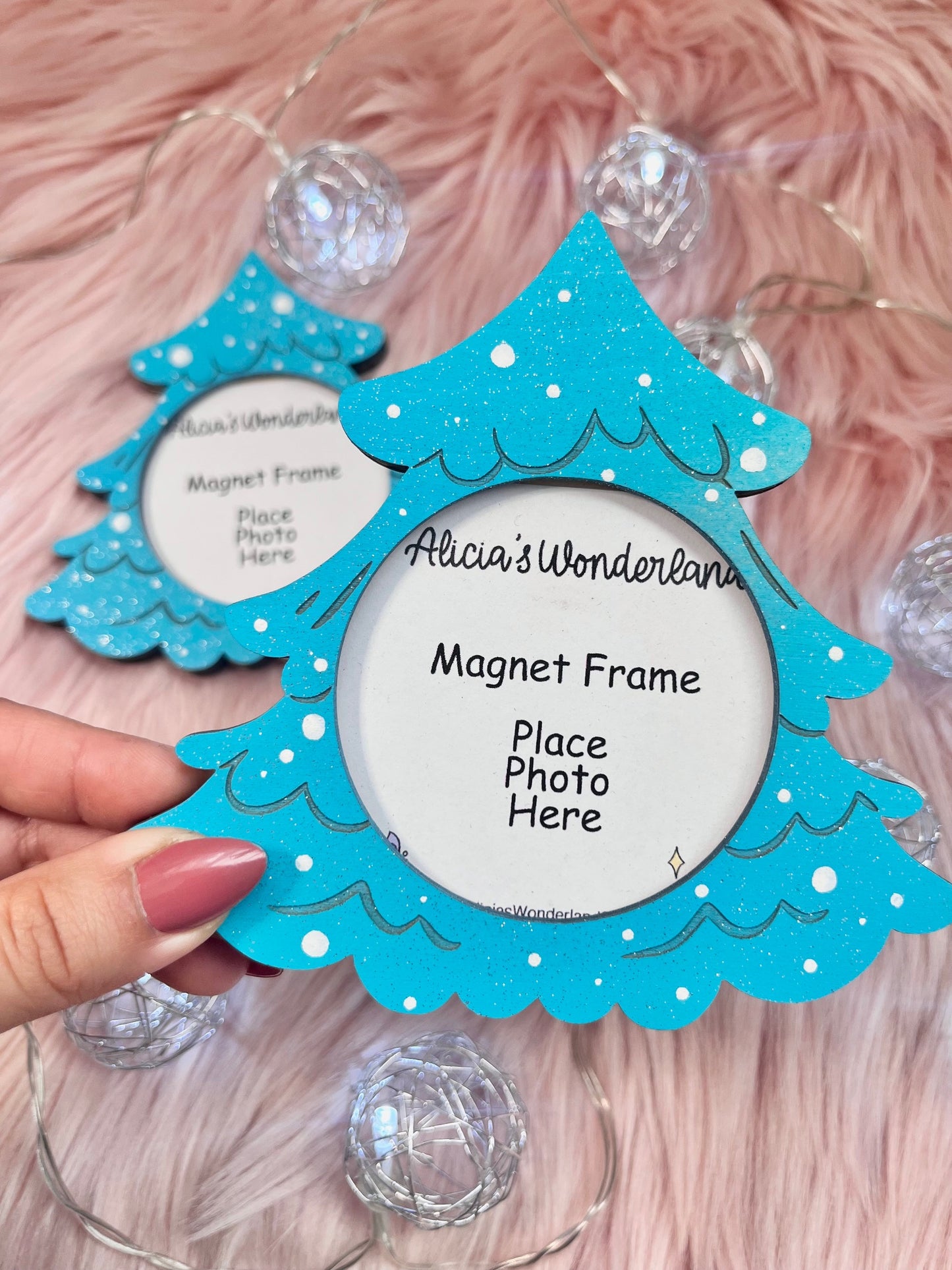 Christmas Tree Magnet Picture Frame