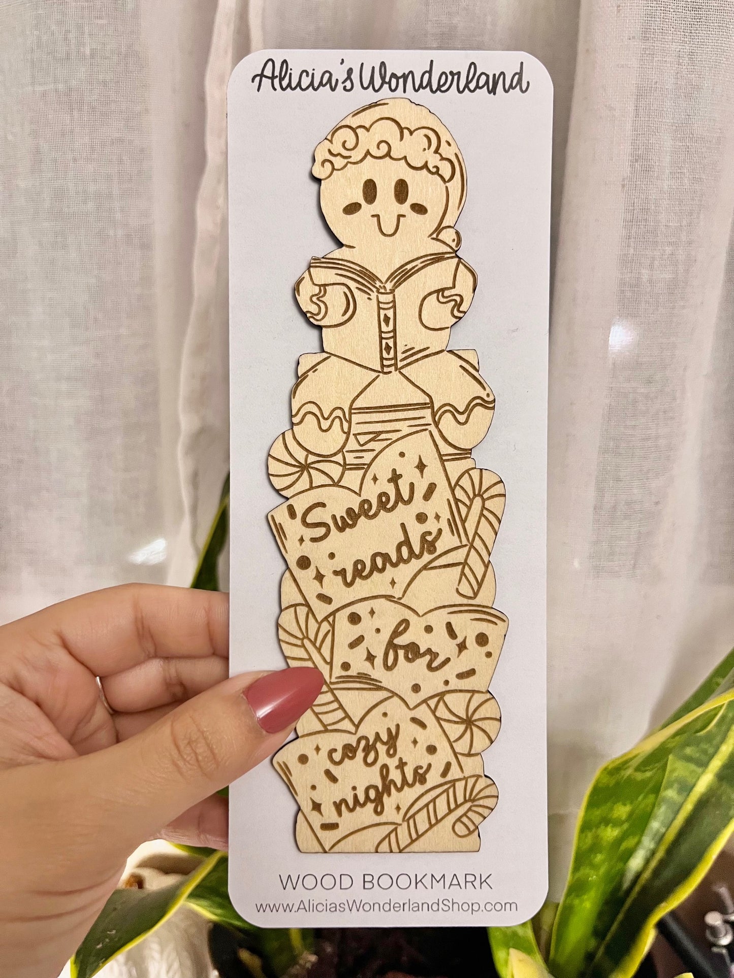 Christmas Wood Bookmark