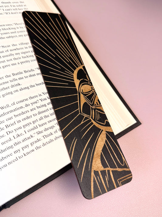 The Dark Side Wood Bookmark