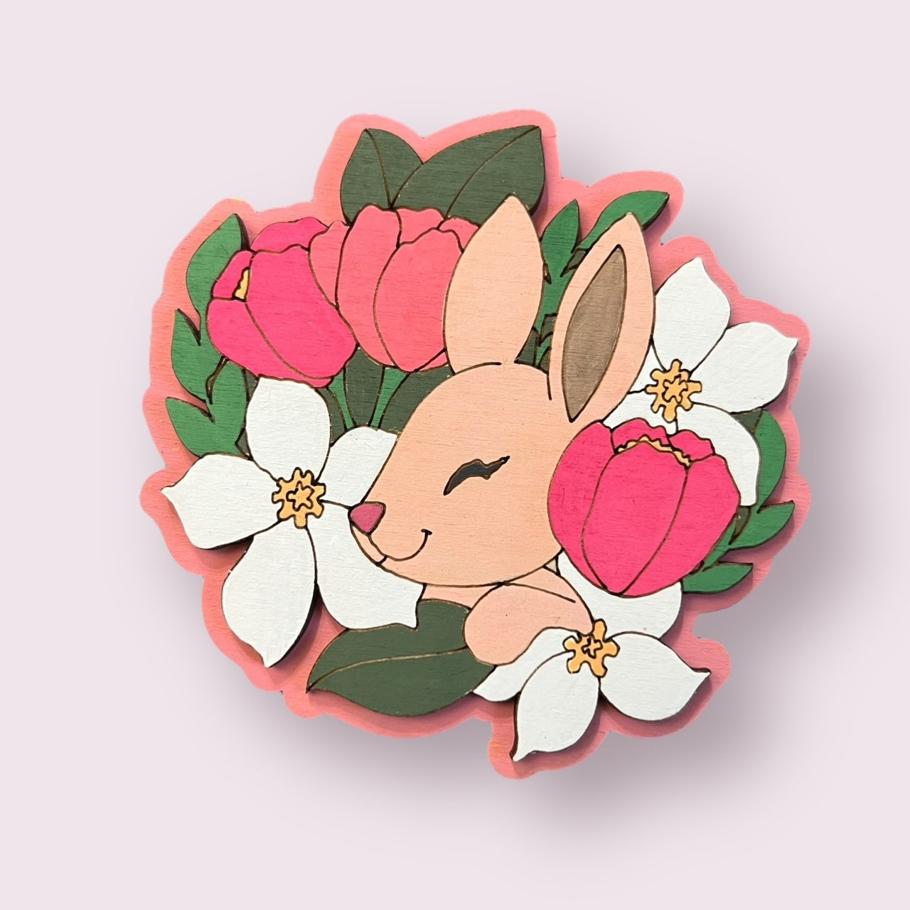 Hoppy Bunny Magnet