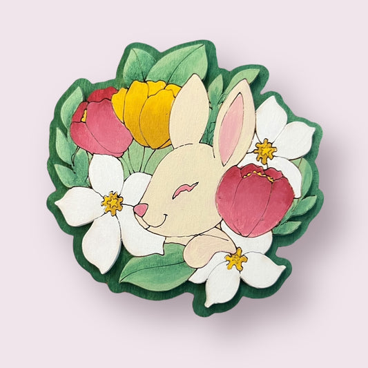 Hoppy Bunny Magnet