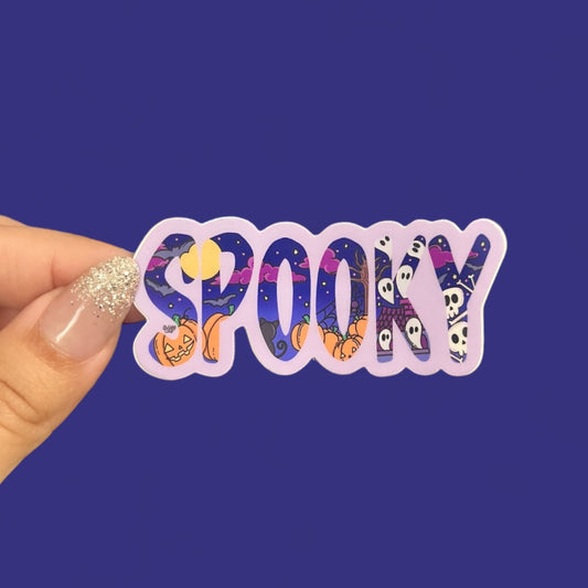 Spooky Vinyl Sticker