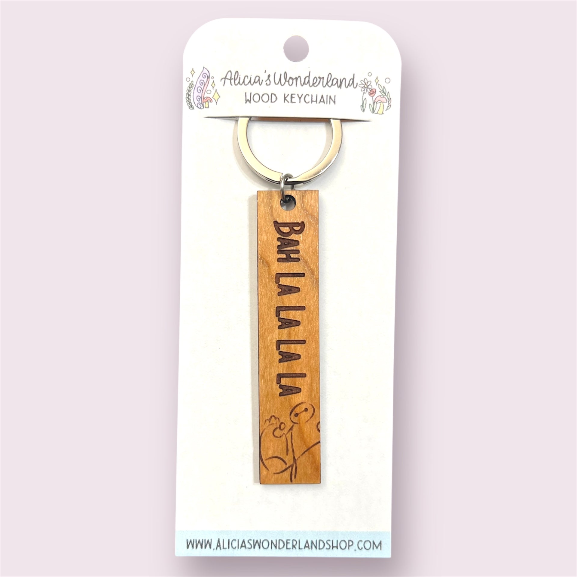 Bah La La La La Keychain