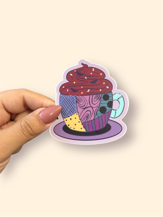 Sally Spooky Mug Vinyl Sticker