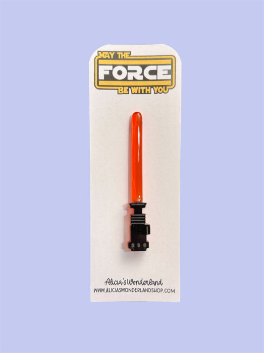 Orange Lightsaber Pin