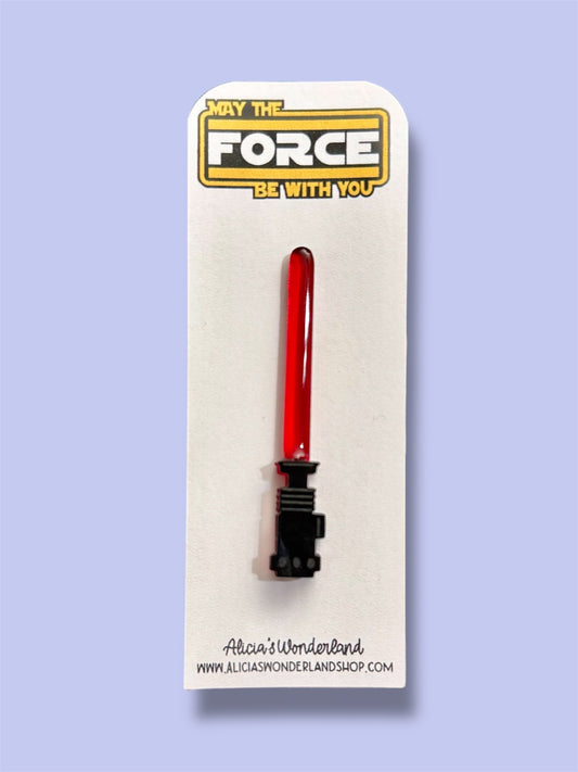 Red Lightsaber Pin