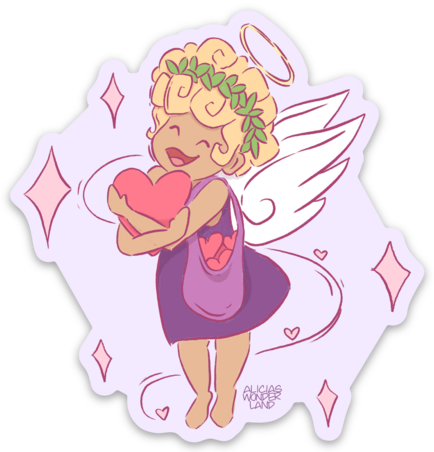 Cupid Cutie Vinyl Sticker