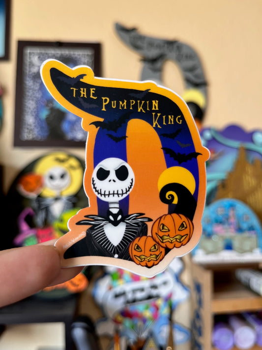 Pumpkin King Sticker