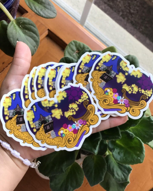 Lost Princess Heart Vinyl Sticker